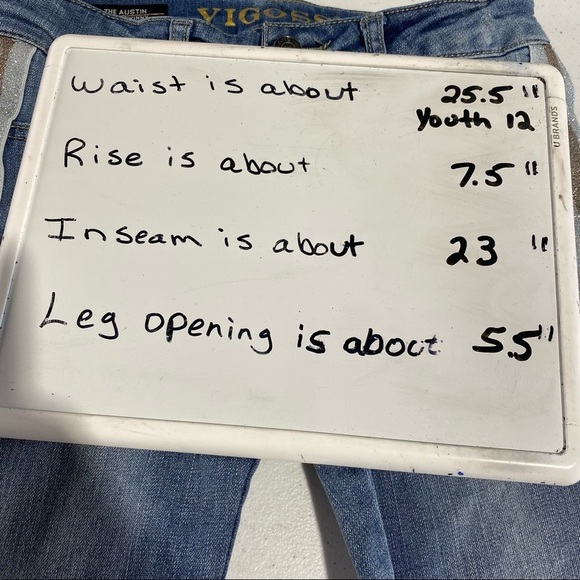 VIGOSS Girls Size 12 The Austin Ankle Skinny Stretch‎ Jeans Adjustable - Picture 10 of 10